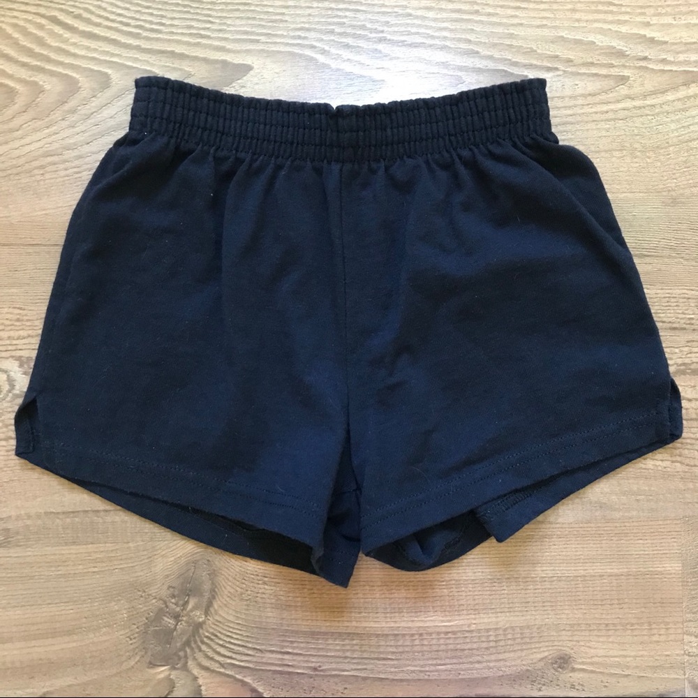 Black dance shorts running shorts gymnastics short